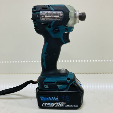 ЗЗ MAKITA マキタ 18v インパクトドライバ バッテリーx2 充電器 ケース付 TD148D ブルー
