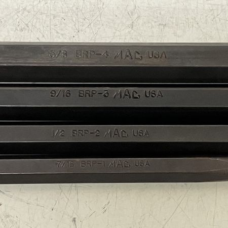 ЗЗ MAC TOOLS マック ベアリングレースポンチセット 4本セット ケース付 BRP4 レッド