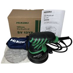 ЗЗ HiKOKI ハイコーキ 100V 125ｍｍ ランダムサンダー 取説・箱付 SV13YB グリーン Sランク