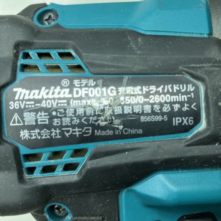 ЗЗ MAKITA マキタ 40V ドライバドリル 本体のみ DF001G ブルー