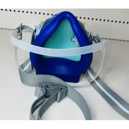 ЗЗ TANIZAWA 呼吸用保護具 面体形直結式電動ファン バッテリーx1 充電器付 ST#271Ⅳ ブルー