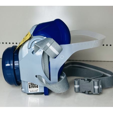 ЗЗ TANIZAWA 呼吸用保護具 面体形直結式電動ファン バッテリーx1 充電器付 ST#271Ⅳ ブルー