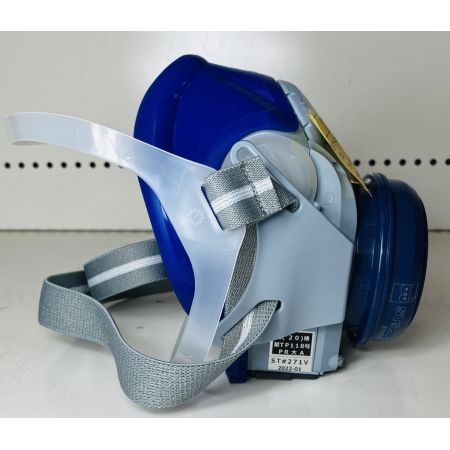 ЗЗ TANIZAWA 呼吸用保護具 面体形直結式電動ファン バッテリーx1 充電器付 ST#271Ⅳ ブルー