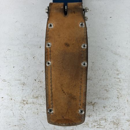 ЗЗ KNICKS 親子2段ペンチホルダー SUS補強 チェーン金具 ベルトループ付 SKN-201PLDX キャメル×ブルー