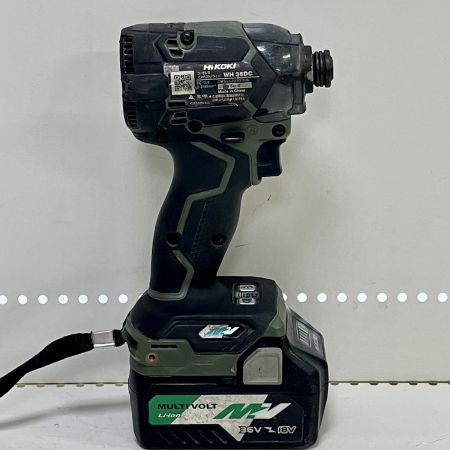 ЗЗ HiKOKI ハイコーキ 36V インパクトドライバ バッテリー×1 WH36DC オリーブ