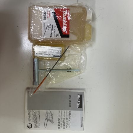 ЗЗ MAKITA マキタ 18v 250mm 電動チェーンソー チェーンオイル 取説 箱付 ※タバコ臭あり MUC254D レッド