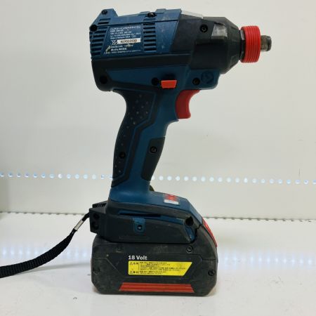 ЗЗ BOSCH ボッシュ 18v インパクトドライバ バッテリーx2 充電器付 GDX18V-EC ネイビー