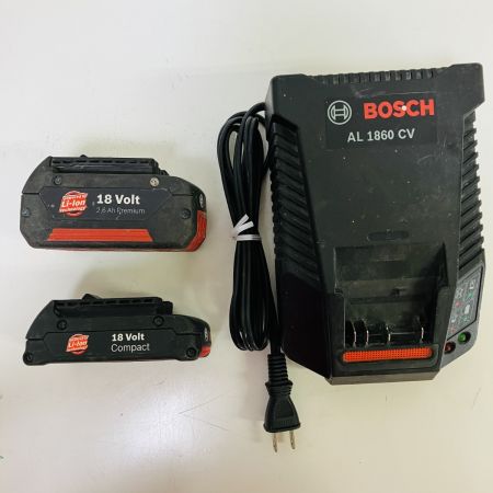 ЗЗ BOSCH ボッシュ 18v インパクトドライバ バッテリーx2 充電器付 GDX18V-EC ネイビー