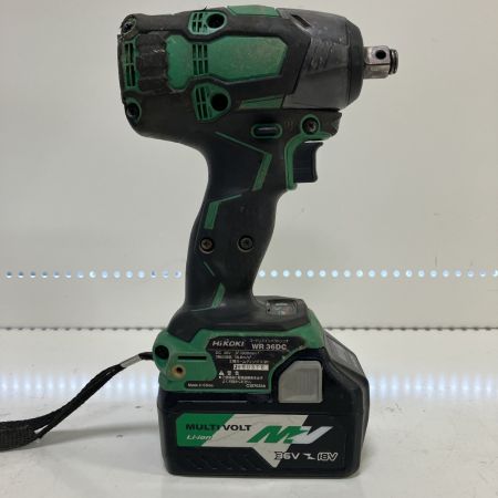 ЗЗ HiKOKI ハイコーキ 36v インパクトレンチ バッテリーx２ 充電器 ケース付 WR36DC グリーン