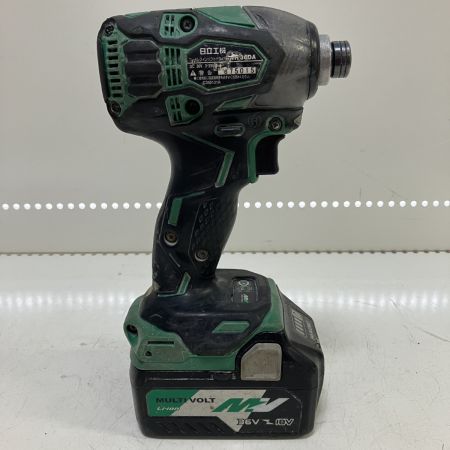  HITACHI 日立 36v インパクトドライバ バッテリーx1付 WH36DA グリーン