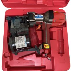 ЗЗ MAX マックス 100mm 高圧 エア釘打ち機 ケース付 HN-100DS レッド Cランク