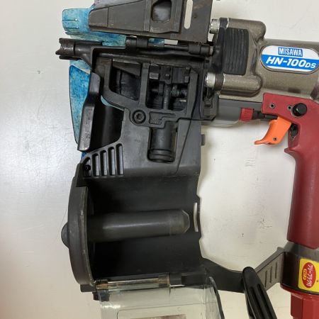 ЗЗ MAX マックス 100mm 高圧 エア釘打ち機 ケース付 HN-100DS レッド