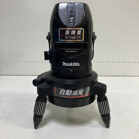 ЗЗ MAKITA マキタ 赤色レーザー レーザー墨出し器 受光器 三脚 ケース付 SK309PX ブラック｜中古｜なんでもリサイクルビッグバン