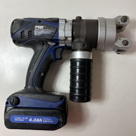 ЗЗ CACTUS 14.4v コードレス圧着工具 バッテリーx２ 充電器 ダイス各種 ケース付 EV-250L ネイビー×ブラック