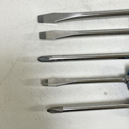 ЗЗ Snap-on スナップオン コンビネーションスクリュードライバーセット 7本セット トレー付 SDDX70APB スカイブルー