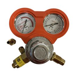 ЗЗ ASAHI YODANKI AC2 2.5Mpa レギュレータ アセチレン用圧力調整器 箱 取説付 B6704 オレンジ Sランク