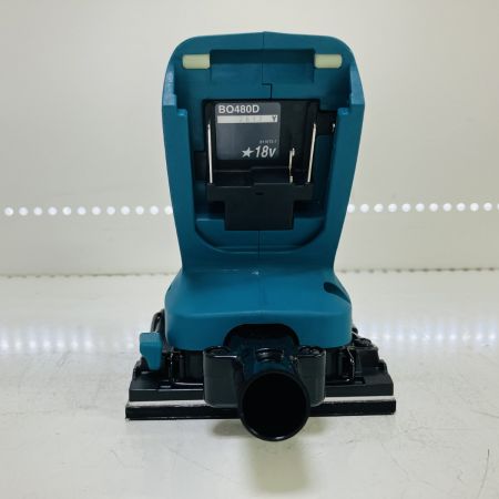 ЗЗ MAKITA マキタ 18v 充電式防じんミニサンダ ダストバッグ 箱 取説付 バッテリなし BO480D ブルー