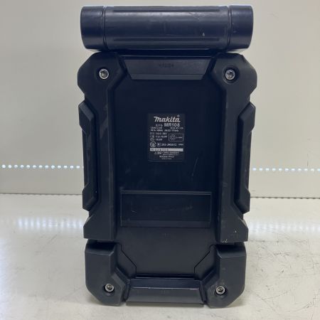 ЗЗ MAKITA マキタ 14.4v/18v バッテリー式ラジオ ACアダプタ付 MR108 ブラック