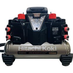 ЗЗ HITACHI 日立 100v 高圧4口 コンプレッサー ストラップ付 EC1245H3(CS) ブラック Bランク