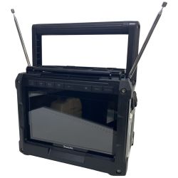 ЗЗ MAKITA マキタ 14.4/18v 充電式ラジオ付テレビ ACアダプタ BCASカード付 ジャンク TV100 ブルー Bランク