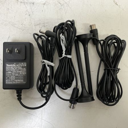 ЗЗ MAKITA マキタ 14.4/18v 充電式ラジオ付テレビ ACアダプタ BCASカード付 ジャンク TV100 ブルー