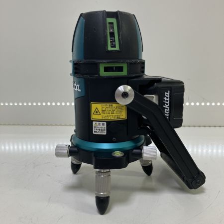 ЗЗ MAKITA マキタ 10.8v グリーンレーザー レーザー墨出し器 バッテリーx1 受光器 ケース付 SK505GD ブルー