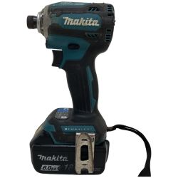ЗЗ MAKITA マキタ 18v インパクトドライバ バッテリーx1付　※ライト不灯 TD171D ブルー Cランク