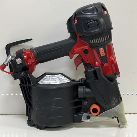 ЗЗ MAX マックス 75mm 高圧 エア釘打ち機 取説 ケース付 HN-75N2(D) レッド