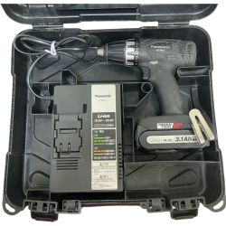ЗЗ Panasonic パナソニック 14.4V ドライバドリル 充電器 バッテリー×1 ケース付 EZ7441 ブラック Cランク