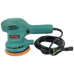 RYOBI リョービ 100V 123ｍｍ ダブルアクションポリッシャー ケース付 PED-130 グリーン Cランク