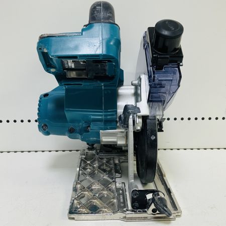 ЗЗ MAKITA マキタ 18V 125mm 防じん丸のこ バッテリー×1 取説 平行定規 ケース付 KS511D ブルー