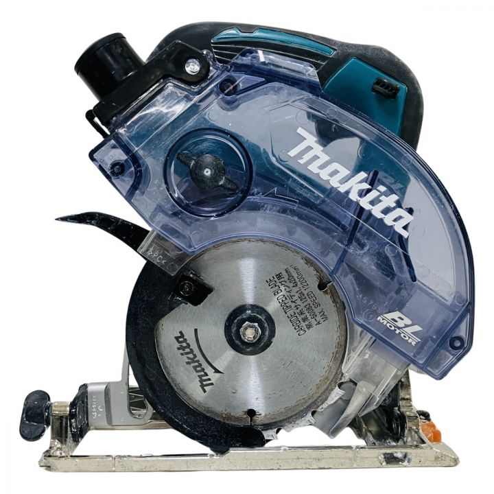 ЗЗ MAKITA マキタ 18V 125mm 防じん丸のこ バッテリー×1 取説 平行定規 ケース付 KS511D  ブルー｜中古｜なんでもリサイクルビッグバン