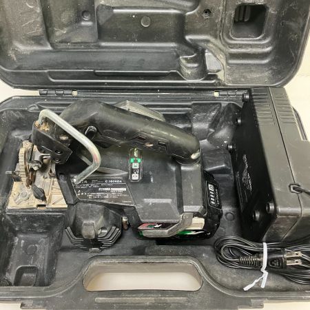 ЗЗ HITACHI 日立 36V 165mm 丸のこ バッテリー×1個・充電器・ケース付 C3606DA ブラック