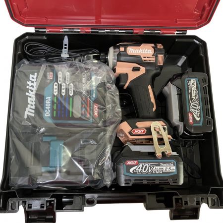 ЗЗ MAKITA マキタ 40v インパクトドライバ バッテリーx２充電器 ケース付 TD001GDX FC フレッシュカッパー