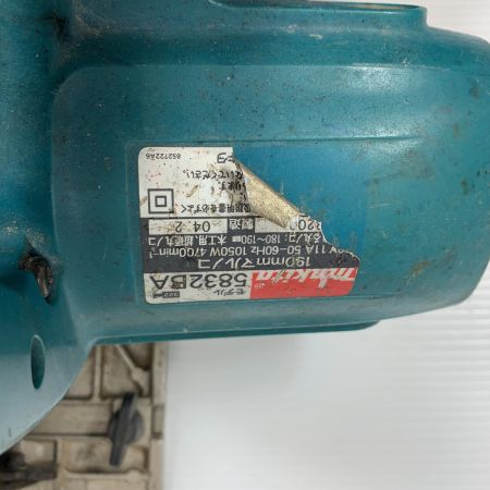  MAKITA マキタ 電動工具 丸のこ コード式 190mm 100v  5832BA ブルー