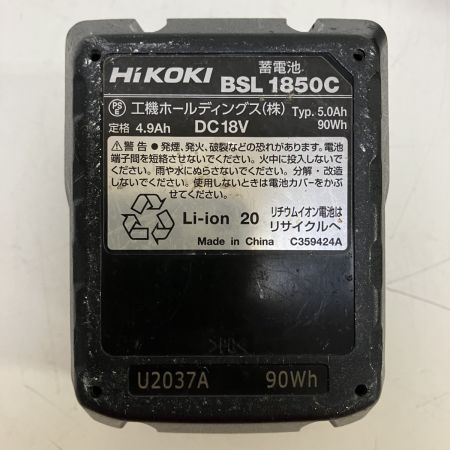 ЗЗ HiKOKI ハイコーキ 18v インパクトドライバ バッテリーx1付 WH18DDL2 イエロー