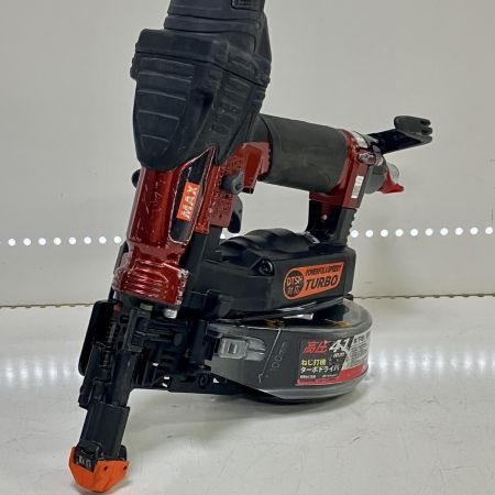 ЗЗ MAX マックス 41mm 高圧 ねじ打ち機 本体のみ HV-R41G4 レッド×ブラック