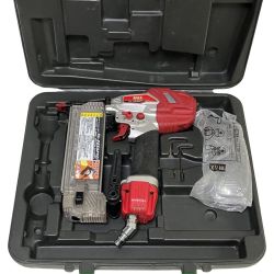 ЗЗ MAX マックス 55mm 常圧 フィニッシュネイラ ケース付 TA-255SF1(D) レッド Cランク