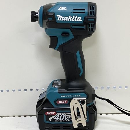 ЗЗ MAKITA マキタ 40V インパクトドライバ 充電器 バッテリー×2 ケース付 TD003GRAX ブルー