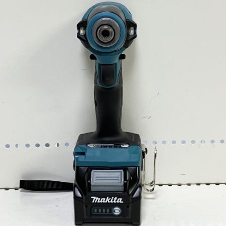 ЗЗ MAKITA マキタ 40V インパクトドライバ 充電器 バッテリー×2 ケース付 TD003GRAX ブルー
