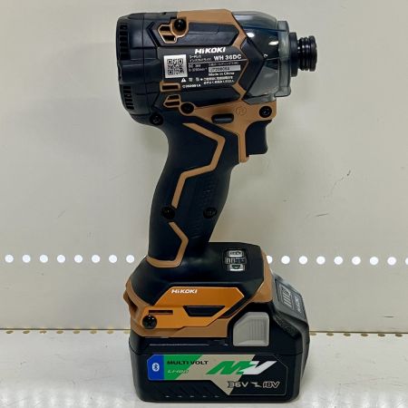 ЗЗ HiKOKI ハイコーキ 36V インパクトドライバ バッテリー×2 充電器 ケース付 WH36DC  2XPS(GC) グランドキャメル