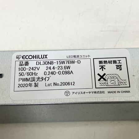 ЗЗ IRISOHYAMA アイリスオーヤマ 埋込穴150mm LED一体型ダウンライト 本体のみ DL30N8-15W7BW-D