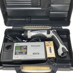 ЗЗ Panasonic パナソニック 3.6V ペンドライバドリル バッテリー×2 充電器 ケース付 EZ7410 グレー×ブラック Cランク