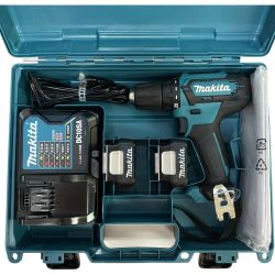 ЗЗ MAKITA マキタ 10.8v 充電式ドライバドリル バッテリーx2 充電器 ケース付 DF333D ブルー Aランク