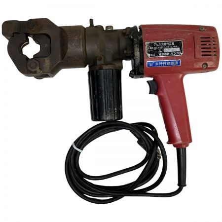 ЗЗ ベンカン 100V 圧着機 ダイス ケース付 BX-3型 レッド