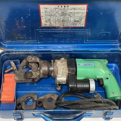 ЗЗ ベンカン 100V 圧着機 ダイス ケース付 CX-1型 グリーン Cランク