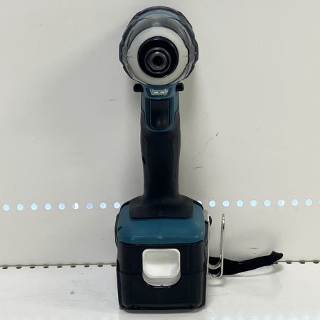 ЗЗ MAKITA マキタ 14.4v インパクトドライバ バッテリーx２ 充電器 ケース付 TD138D ブルー