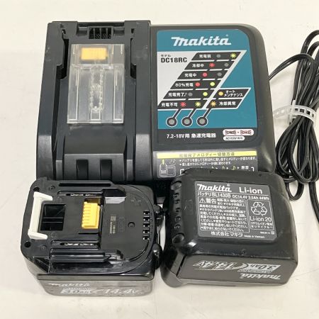 ЗЗ MAKITA マキタ 14.4v インパクトドライバ バッテリーx２ 充電器 ケース付 TD138D ブルー