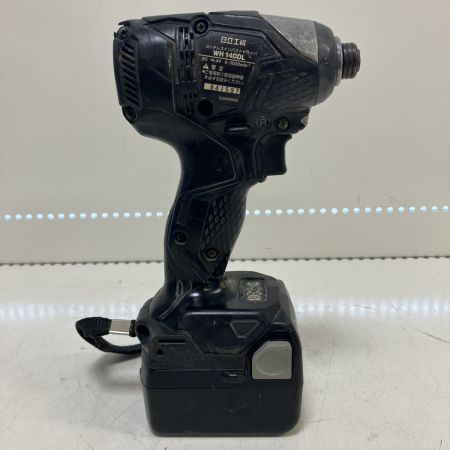 ЗЗ HITACHI 日立 14.4v インパクトドライバ バッテリーx1 充電器 ケース付 WH14DDL ブラック
