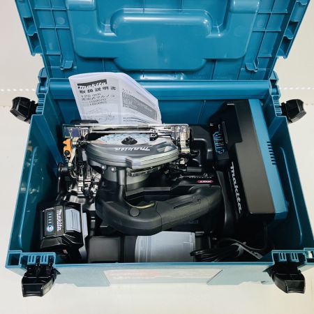 ЗЗ MAKITA マキタ 40V 125mm 丸のこ 充電器 バッテリー×2 ケース付 (2) HS007GRDX ブラック